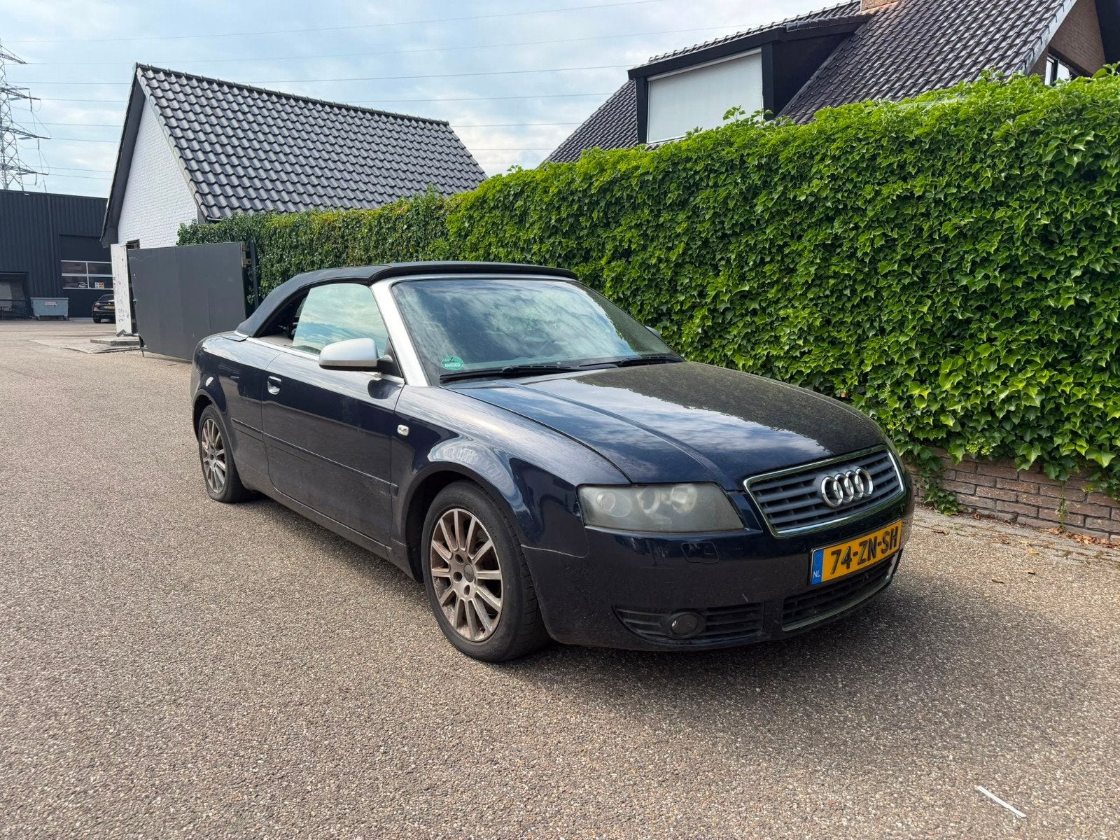 Audi A4 3.0 V6 162KW Cabrio AUT 2003 Blauw, Auto's, 1595 kg, Cabriolet, A4, 10 km/l