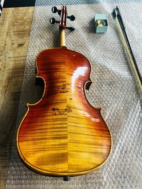 Antieke Viool Carlo Bergonzi replica atelier 1880, Muziek en Instrumenten, Gebruikt, Overige formaten, Viool, Ophalen of Verzenden