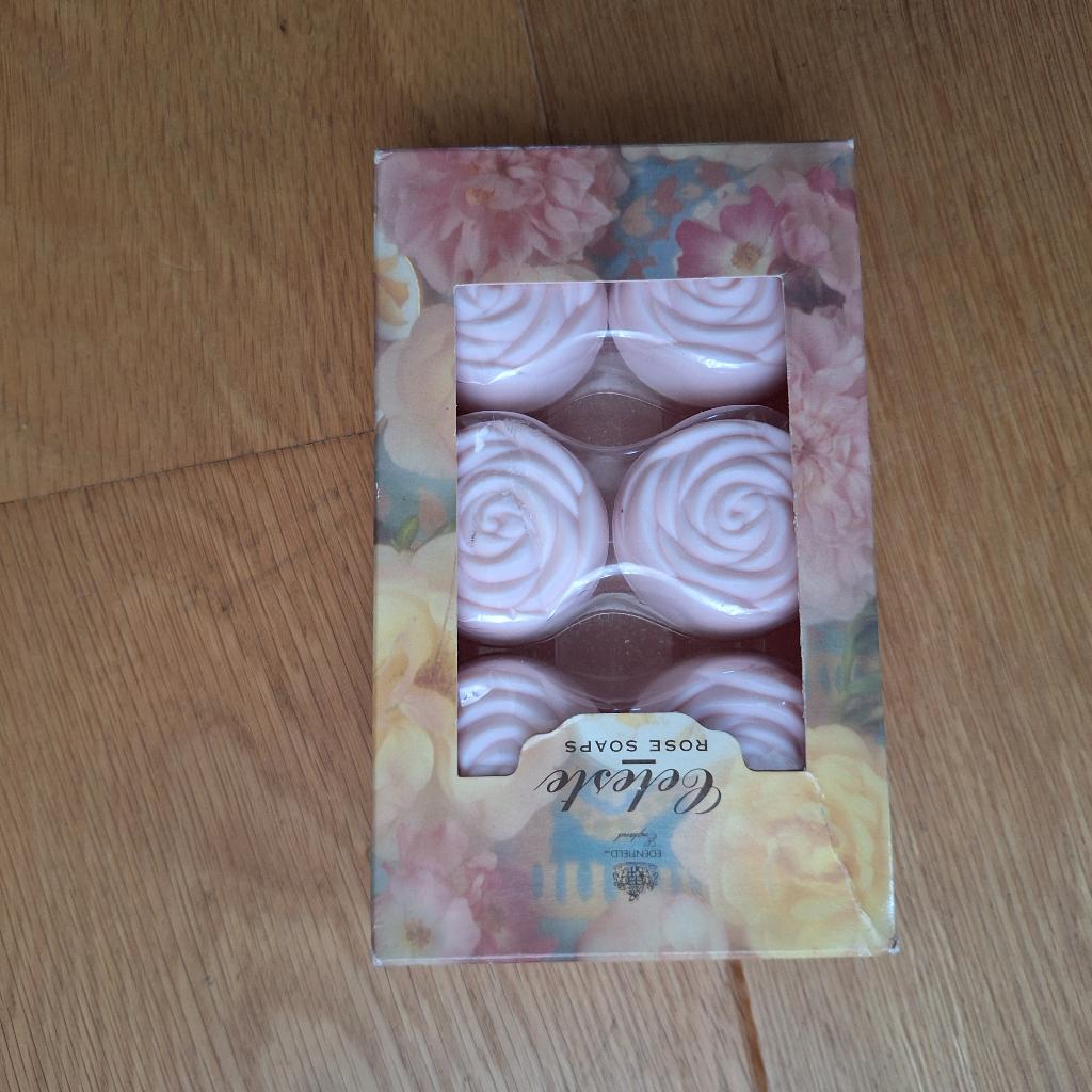 doosje met 6 rozen zeepjes, Ophalen of Verzenden, Nieuw, Overige typen