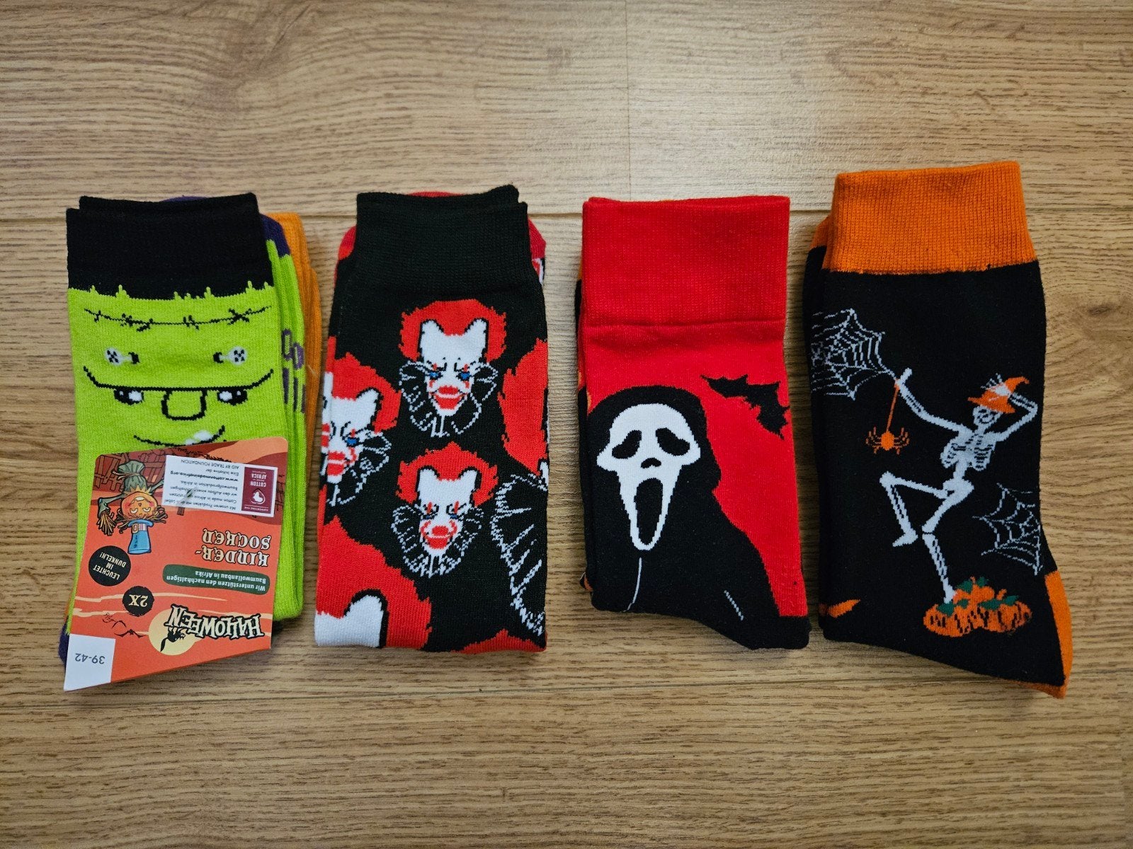 5 PAAR HALLOWEEN SOKKEN MAAT 39-42, Ophalen of Verzenden, Zo goed als nieuw