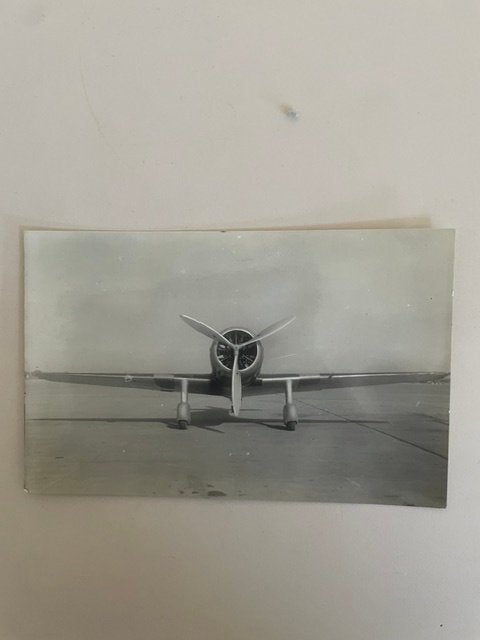 Antieke foto / ansichtkaart, Fokker D 21.  1942, Ophalen, Gebruikt, Kaart, Foto of Prent