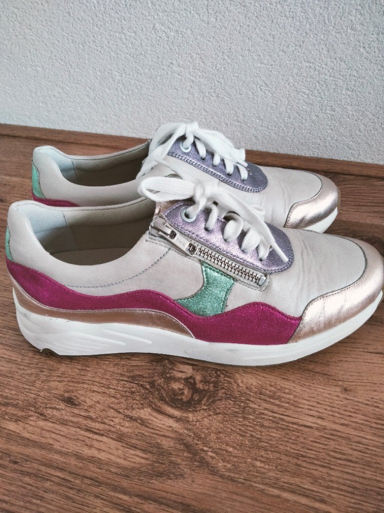 Solidus kea, mt 38,5 K, paars/groen,metalic, helemaal nieuw, Ophalen, Nieuw, Groen, Sneakers of Gympen
