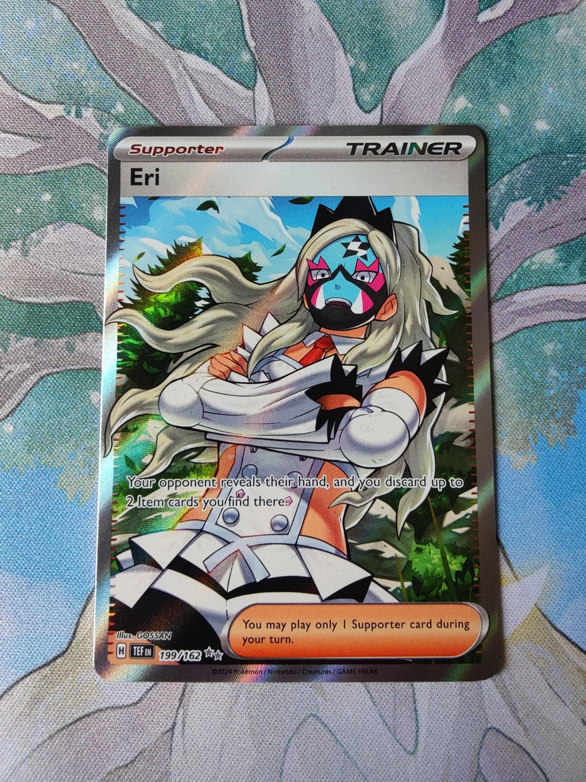 Pokemon temporal forces eri full art trainer 199/162, Ophalen of Verzenden, Nieuw, Losse kaart, Foil