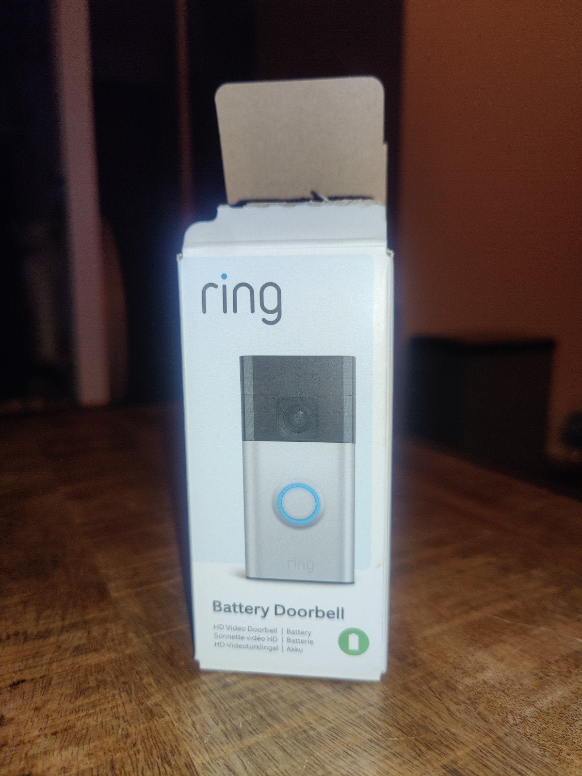 Ring Battery Video Deurbel - Nieuw in doos, Huis en Inrichting, Deurbellen, Ophalen of Verzenden, Bewegingsdetectiesensor, Nieuw