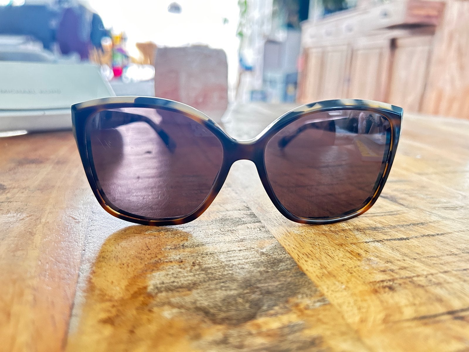 Michael Kors Zonnebril MK2201 (Malia) - Goede Staat, Gebruikt, Zonnebril, Bruin, Ophalen