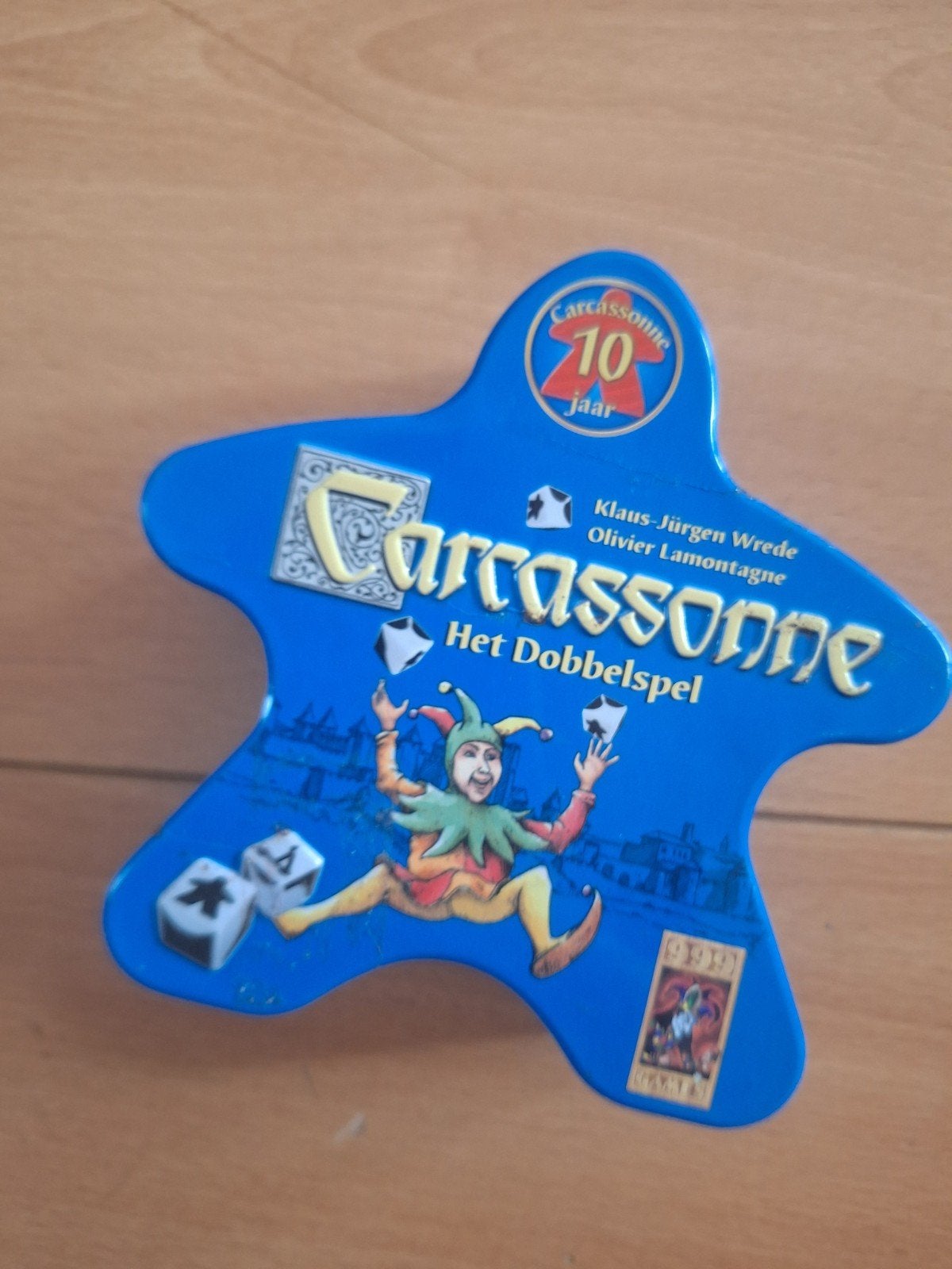Carcassonne Het Dobbelspel - 10 Jaar Editie, Een of twee spelers, Ophalen of Verzenden, Zo goed als nieuw, 999 Games