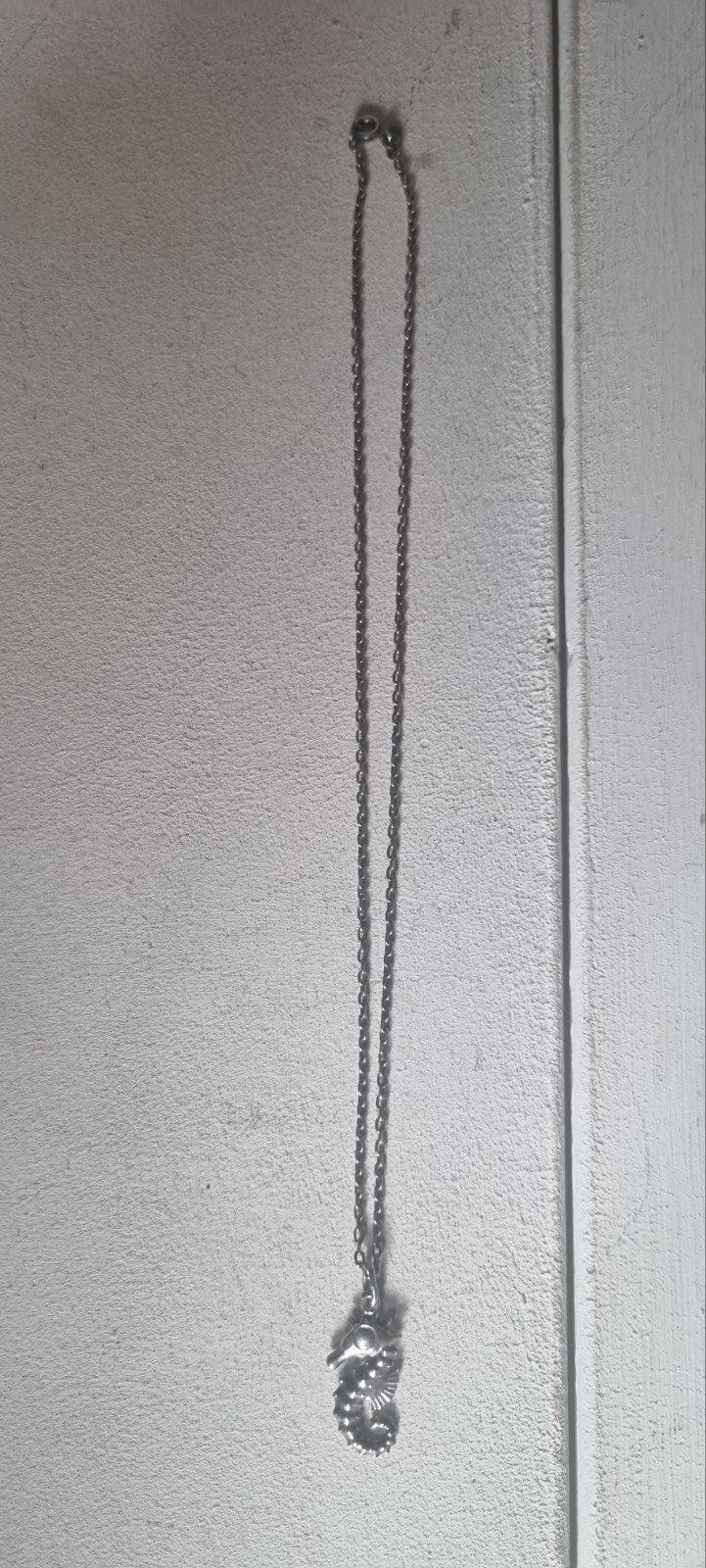 Zilveren ketting met Zilveren bedel, Ophalen of Verzenden, Zo goed als nieuw, Zilver, Zilver