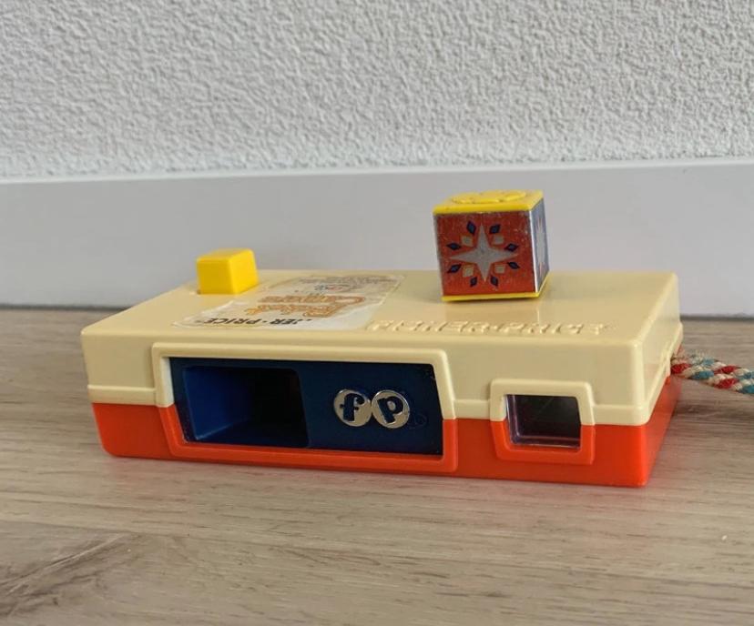 Fisher Price Pocket Camera 1974, Ophalen of Verzenden, Gebruikt, Speelset, Met geluid
