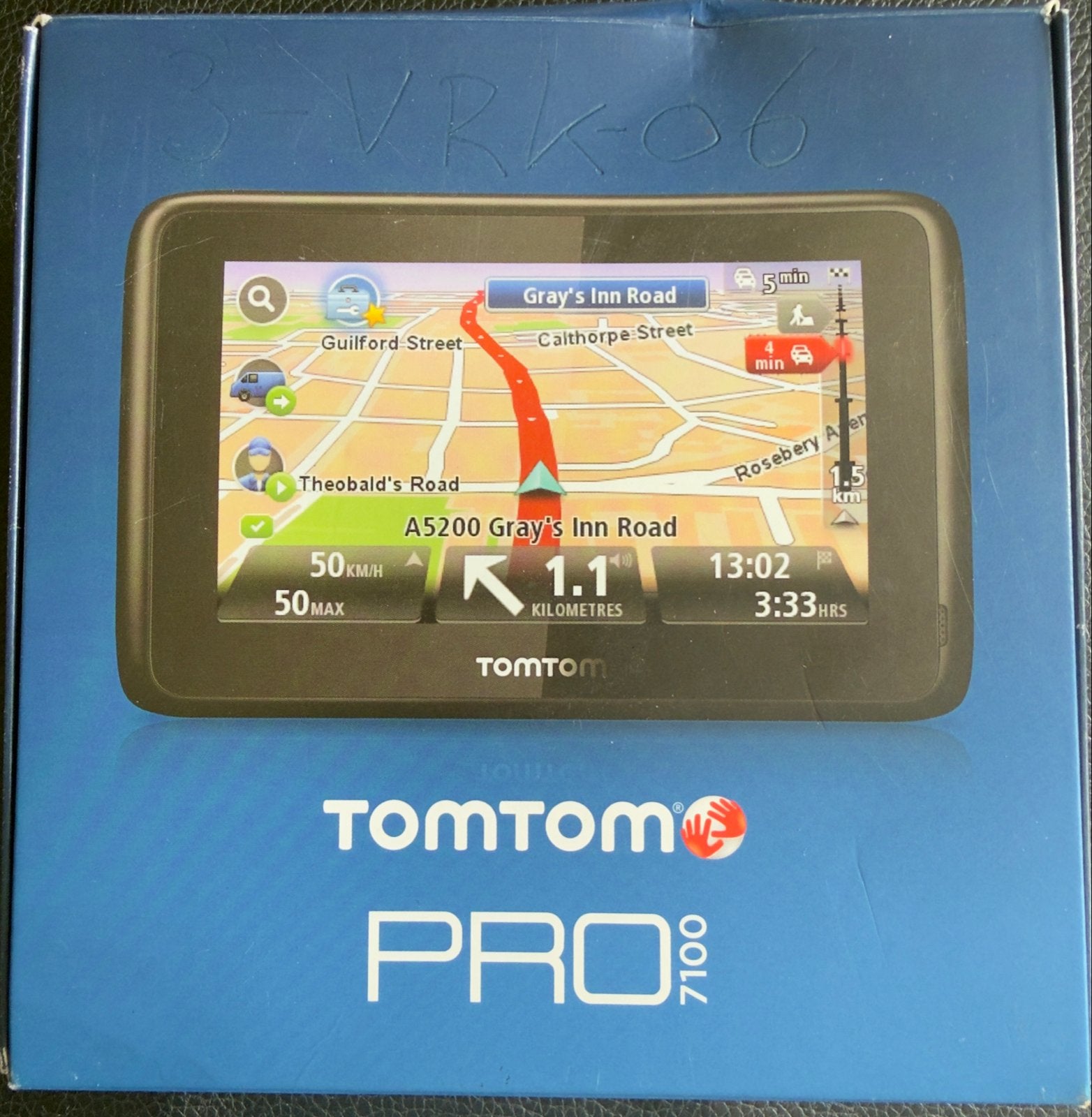 TomTom Pro 7100 Navigatiesysteem🧭 (geen truck versie), Auto diversen, Autonavigatie, Ophalen, Zo goed als nieuw