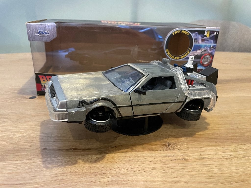 DeLorean Back to the Future 2, Ophalen, Zo goed als nieuw, Film, Beeldje, Replica of Model