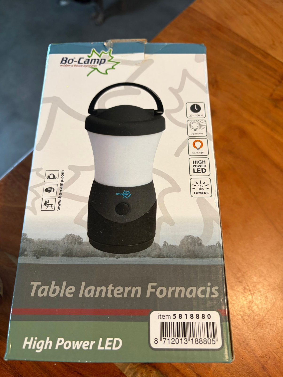 Bo-Camp lantaren/lamp staan of ophangen, Ophalen of Verzenden, Zo goed als nieuw, Batterij