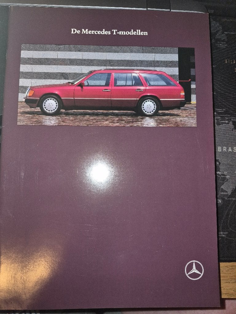 Mercedes-Benz T-modellen en Coupé folders, Ophalen of Verzenden, Gelezen, Mercedes