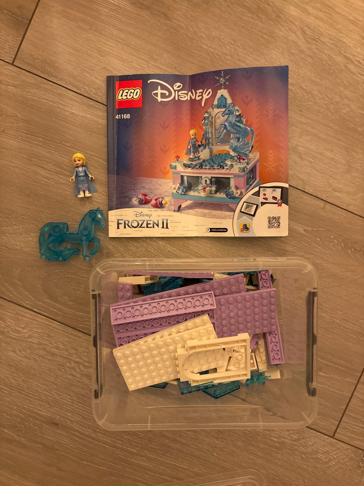 LEGO Disney Frozen II 41168 Elza's Sieradendoos, Lego, Ophalen of Verzenden, Zo goed als nieuw, Complete set