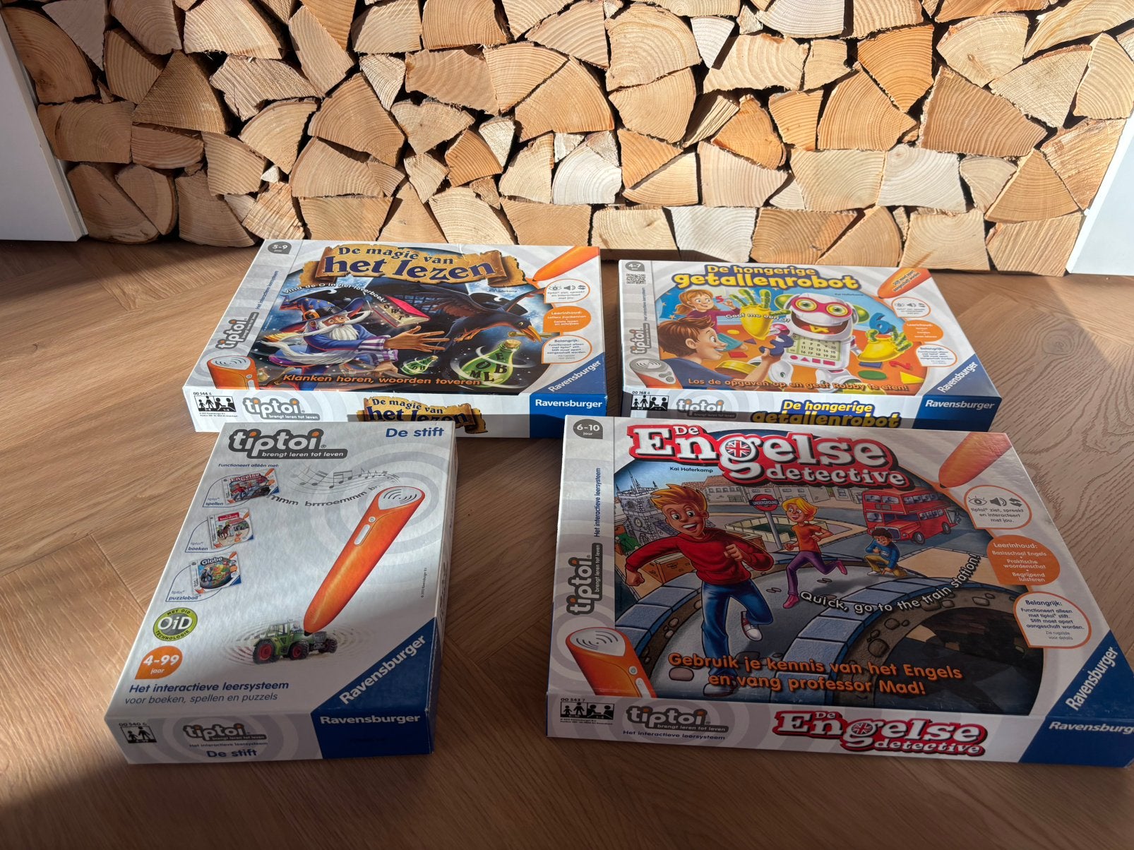 Tiptoi pen met 3 spellen, Kinderen en Baby's, Ophalen of Verzenden, Zo goed als nieuw