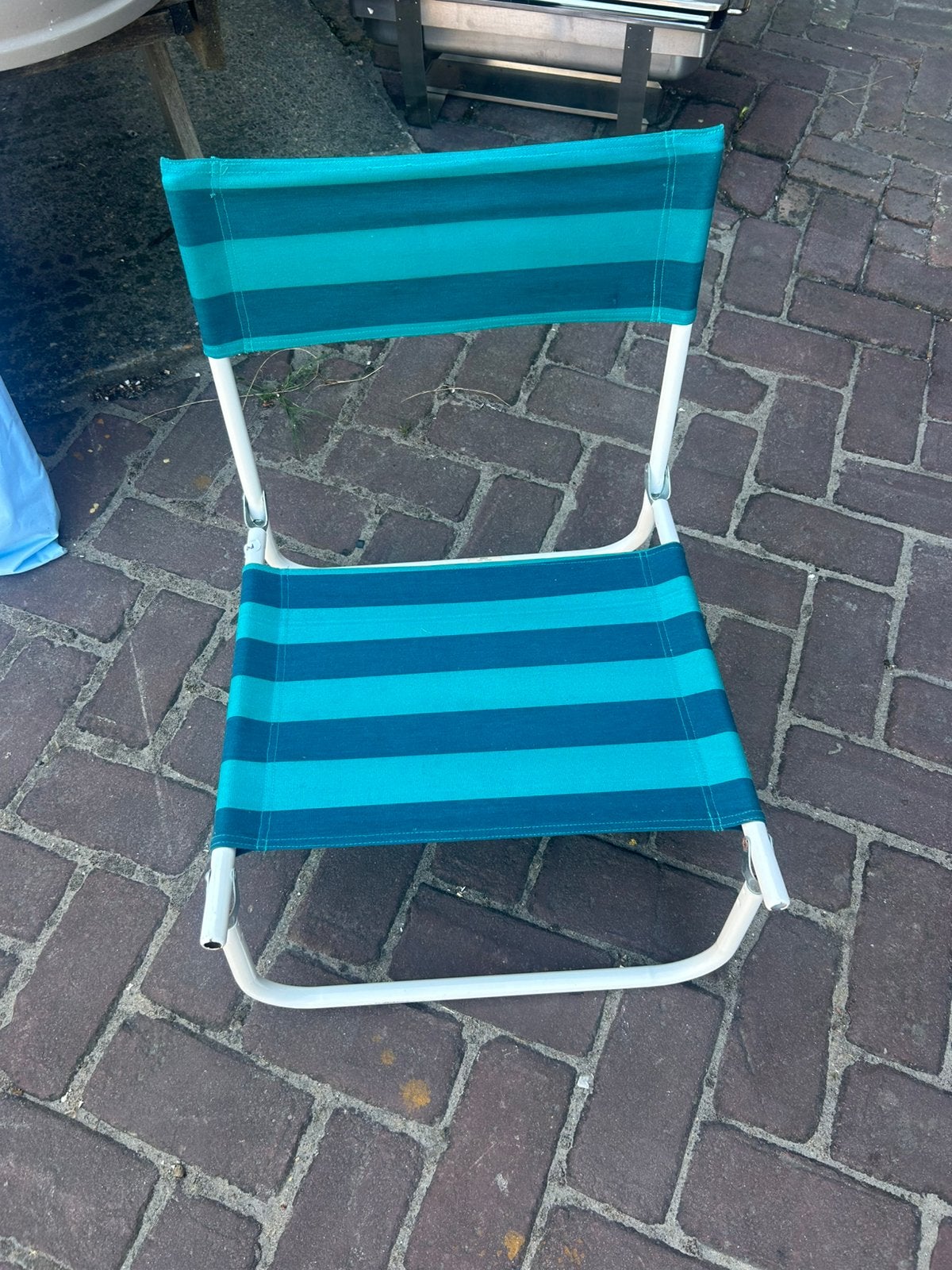 Strandstoeltje en bedje in tas, Ophalen, Zo goed als nieuw, Campingstoel