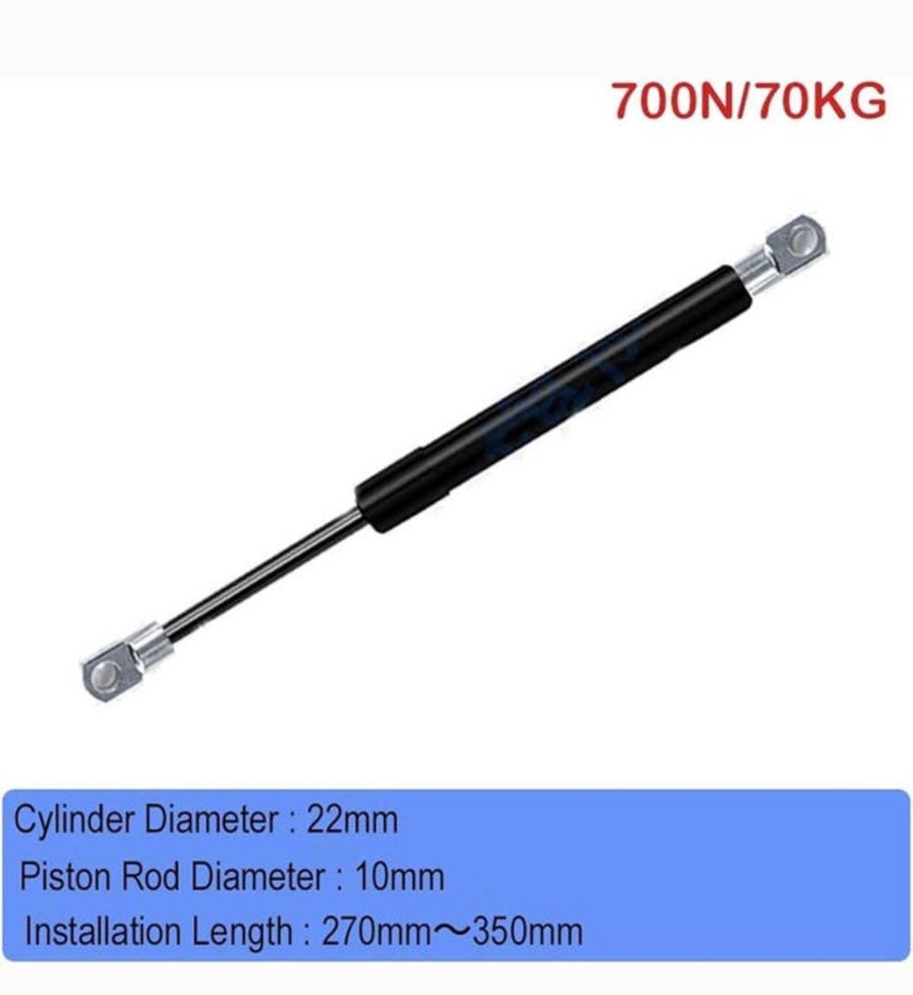 8 STUKS - Gasveer 700N 35cm Auto Kofferbak Motorkap Nieuw, Nieuw, Ophalen of Verzenden, H, H