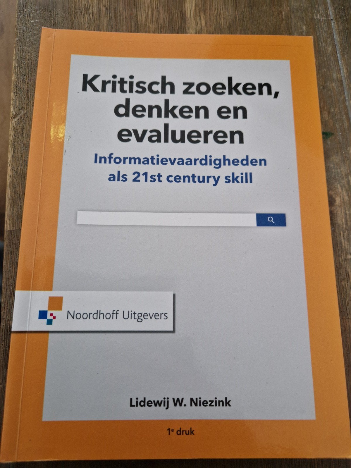 Lidewij w. Niezink - Kritisch zoeken, denken en evalueren, Ophalen of Verzenden, Zo goed als nieuw, Lidewij w. Niezink