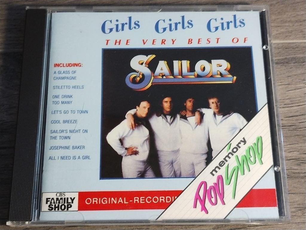 Sailor – Girls Girls Girls - The Very Best Of Sailor, Ophalen of Verzenden, Zo goed als nieuw, Disco