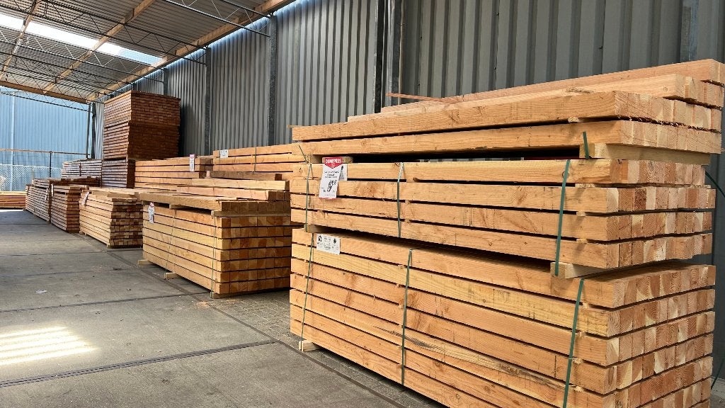 Douglas | palen | balken | regels | hout | paal | balk, Ophalen, Planken, Nieuw, Hardhout