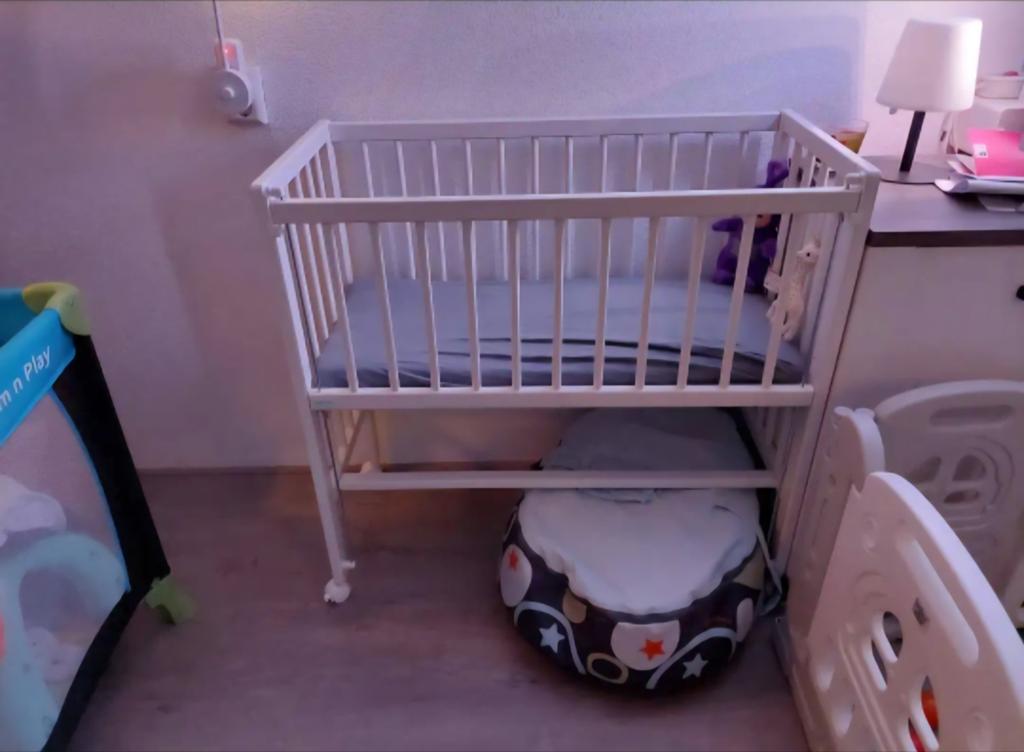 Mooie cosleeper, Kinderen en Baby's, Kinderkamer | Bedden, Zo goed als nieuw, Minder dan 140 cm, Minder dan 70 cm, Ophalen