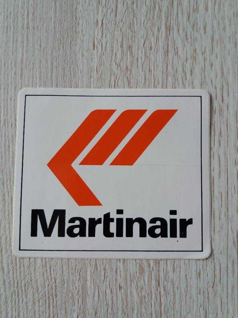 sticker Martinair, Ophalen of Verzenden, Zo goed als nieuw, Bedrijf of Vereniging