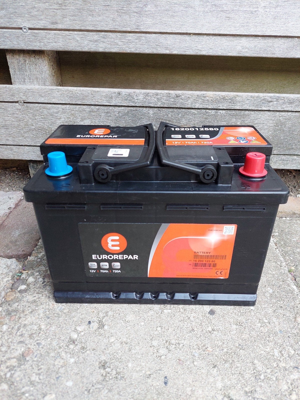 Jong-Gebruikte Eurorepar accu ! 12 volt / 720 A\ 70 ah / €55, Ophalen, Gebruikt, Universele onderdelen