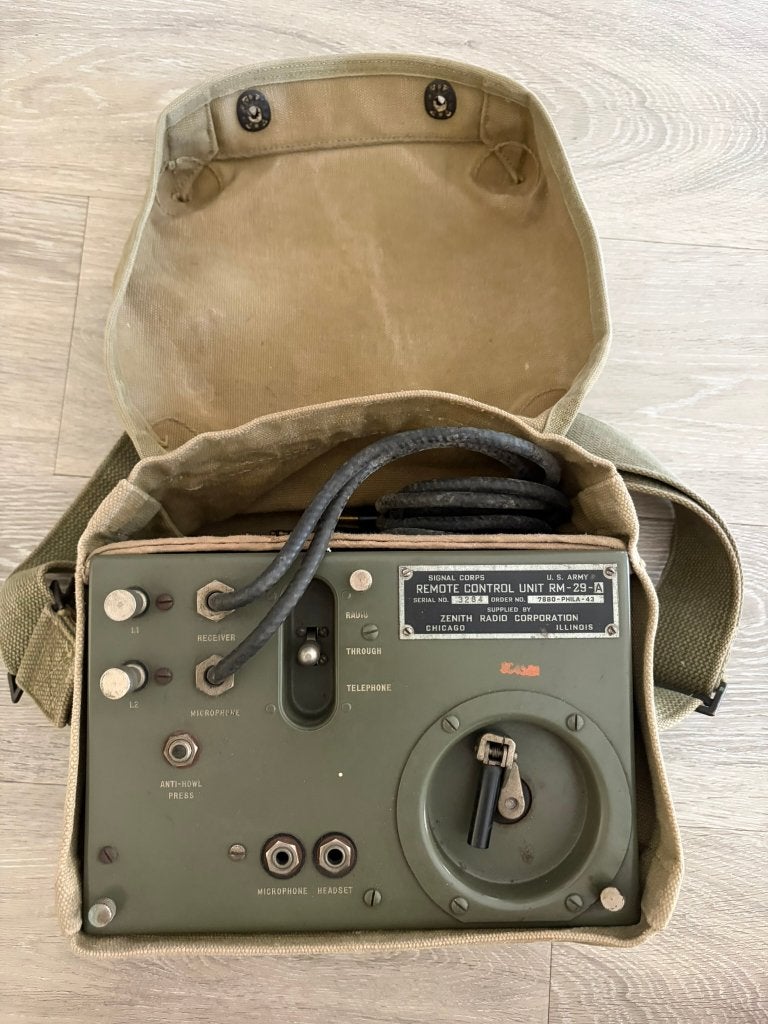 WO2 US Army Signal Corps Remote control RM-29 1943, Verzamelen, Militaria | Tweede Wereldoorlog, Verzenden, Landmacht, Amerika