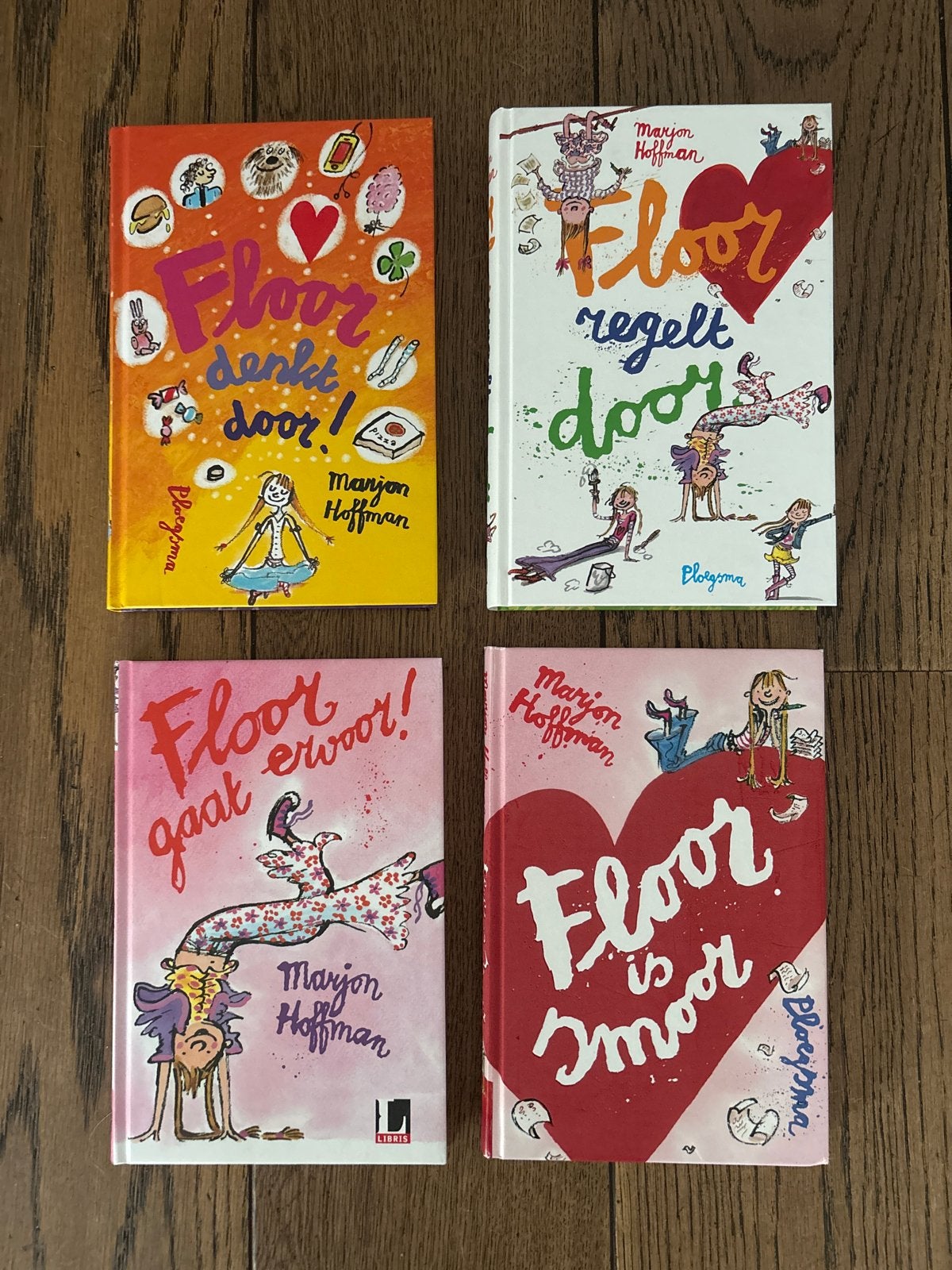 Floor boekenreeks van Marjon Hoffman (4 delen)