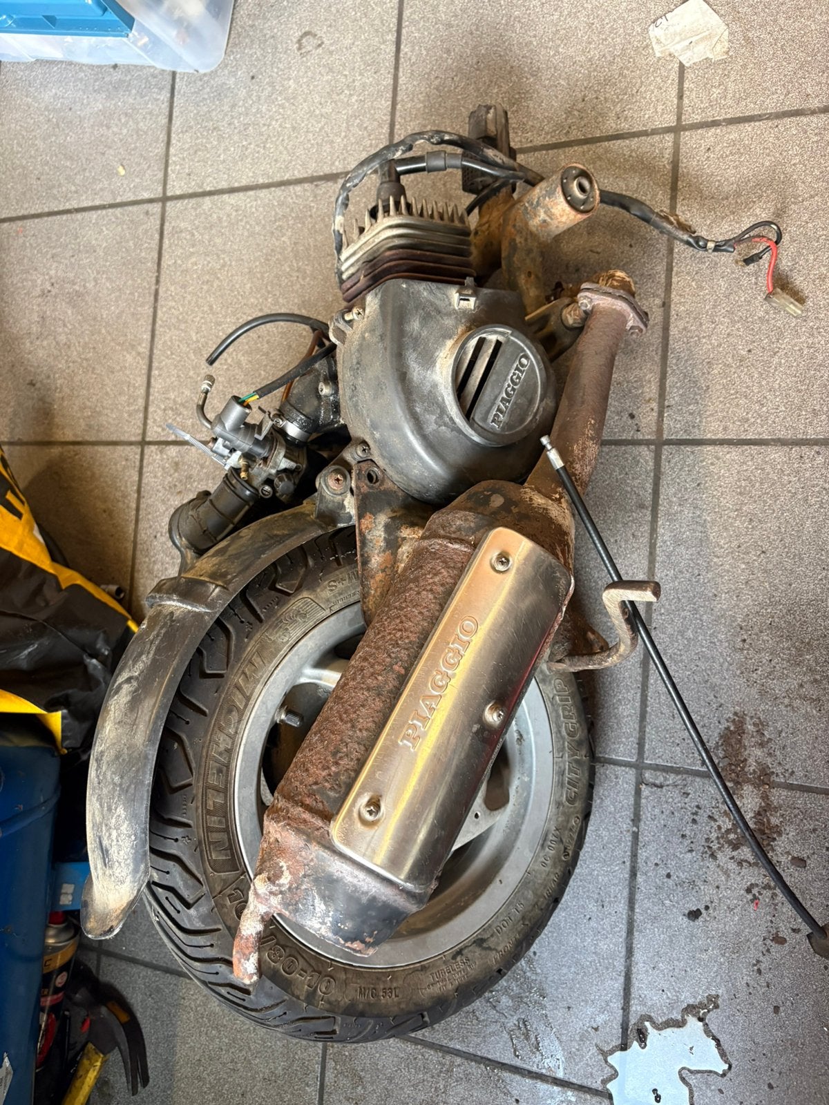 Piaggio zip type 1,2,3 onderdelen, Fietsen en Brommers, Ophalen, Gebruikt, Piaggio
