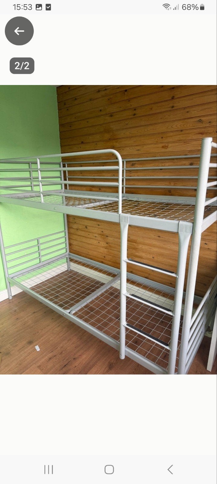 Stapelbed, Huis en Inrichting, Ophalen, 90 cm, 160 tot 180 cm, Tweepersoons