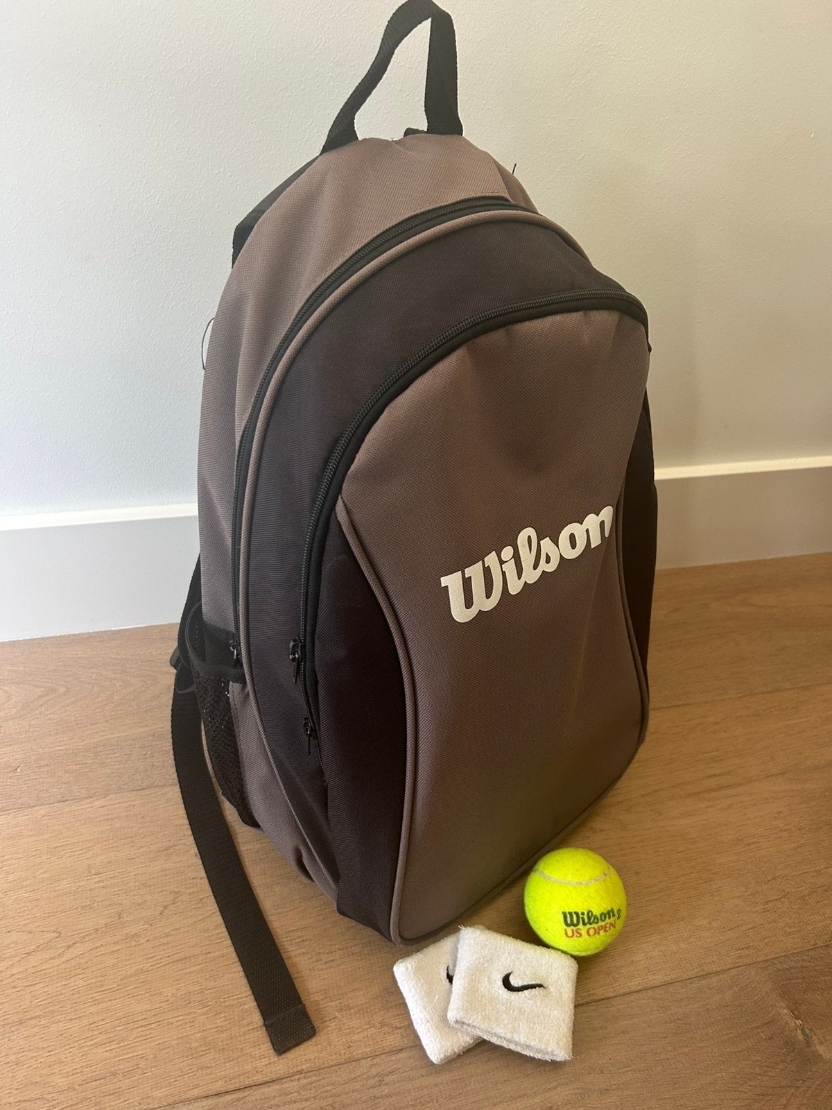 Wilson tennis rugtas kind zgan, Sport en Fitness, Tennis, Ophalen, Zo goed als nieuw, Tas, Wilson