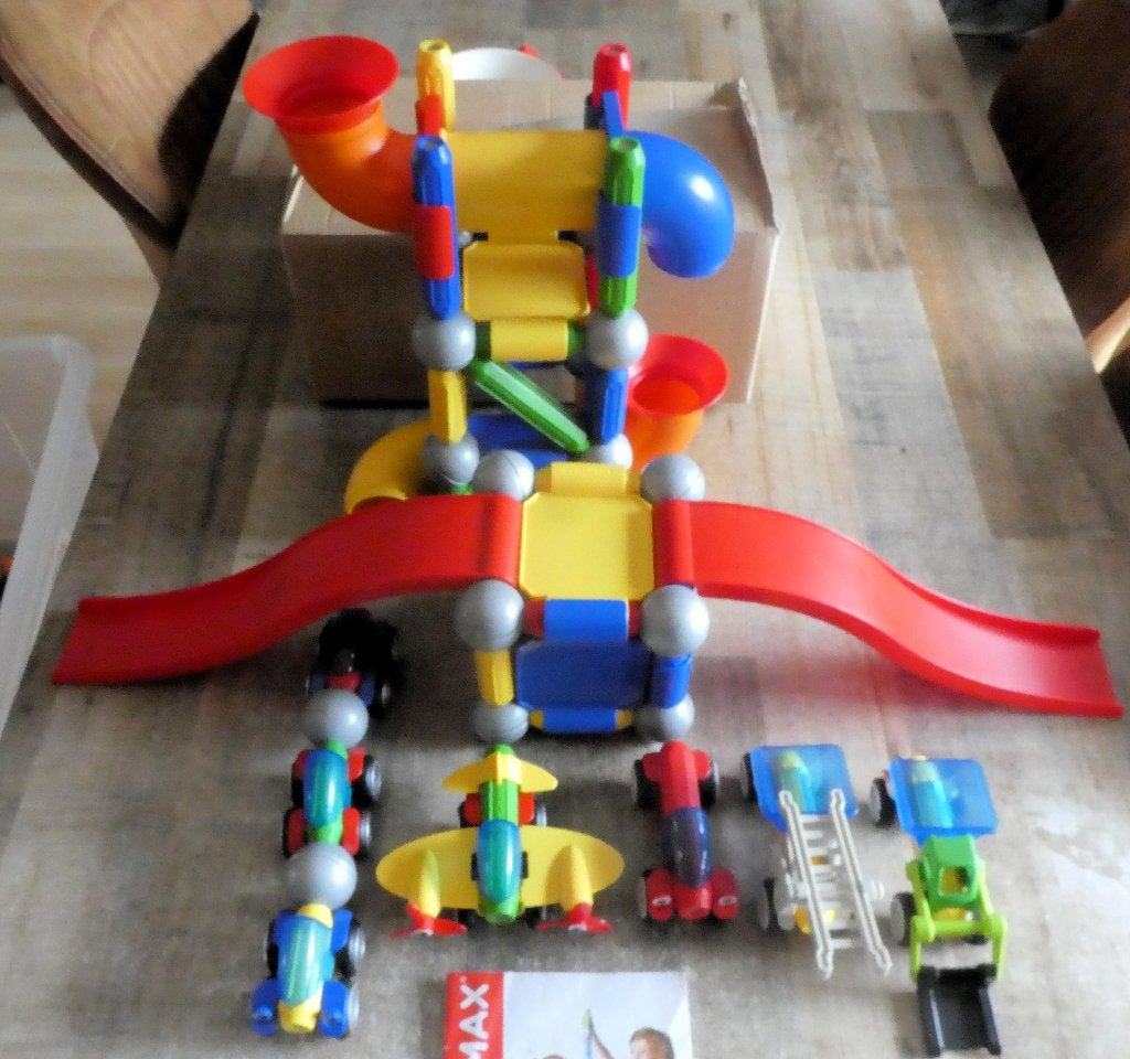 Smartmax Playground XL + auto's en vliegtuig etc. 110 stuks., Ophalen of Verzenden, Zo goed als nieuw