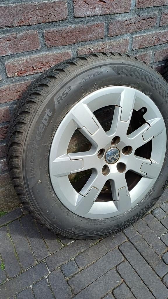 Velgen Volkswagen Polo met winterbanden, Ophalen, Personenwagen, Winterbanden, Banden en Velgen