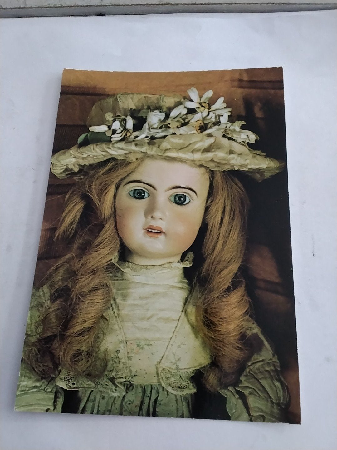 Oude Franse Ansichtkaart - Pop met Hoed (Gelopen), Ophalen of Verzenden, Voor 1920, Gelopen