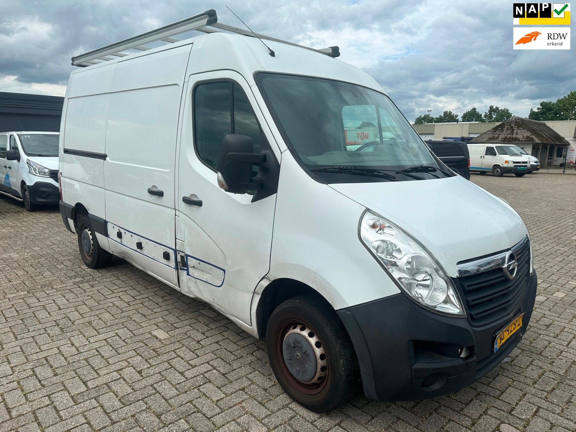 Opel Movano 2.3 CDTI L2H3 Bj'03-2016 Koppeling defect !, Euro 5, Stof, Gebruikt, Zwart