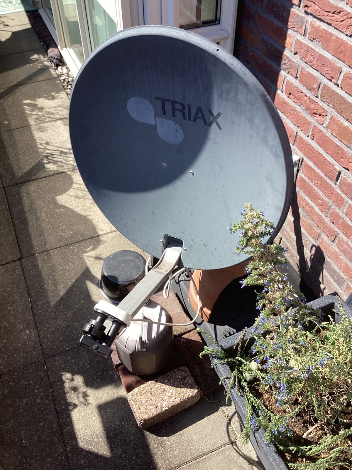 Schotelantenne met toebehoren, Ophalen, Gebruikt, Overige merken