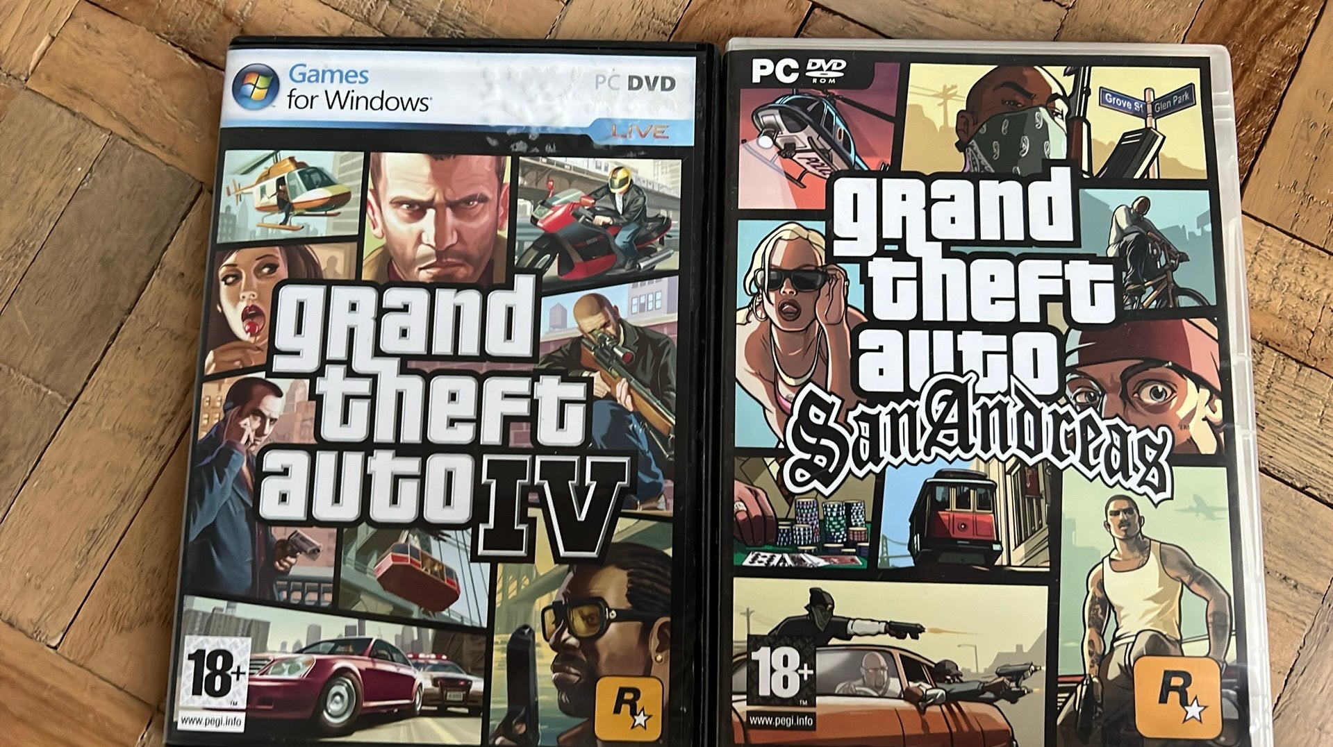 GTA 4 & San Andreas PC, Spelcomputers en Games, Games | Pc, Avontuur en Actie, Vanaf 18 jaar, Verzenden, 1 speler