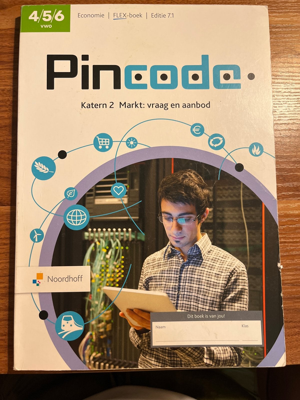 Pincode Economie 4/5/6 VWO FLEX-boek Editie 7.1, Ophalen of Verzenden, Zo goed als nieuw, VWO, Economie