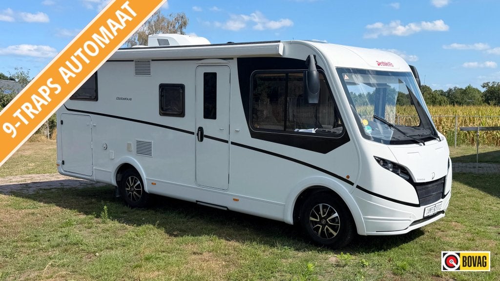 Dethleffs Globebus i6 | 2022 | airco | 43500 km | bomvol, Caravans en Kamperen, Campers, Ringverwarming, Fiat, Diesel, Kluisje