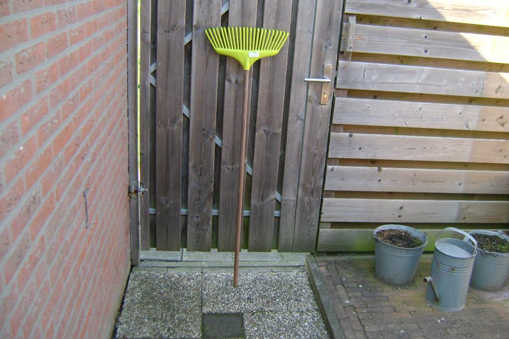 Blad/gazonhark, Tuin en Terras, Hand-tuingereedschap, Ophalen, Zo goed als nieuw, Hark