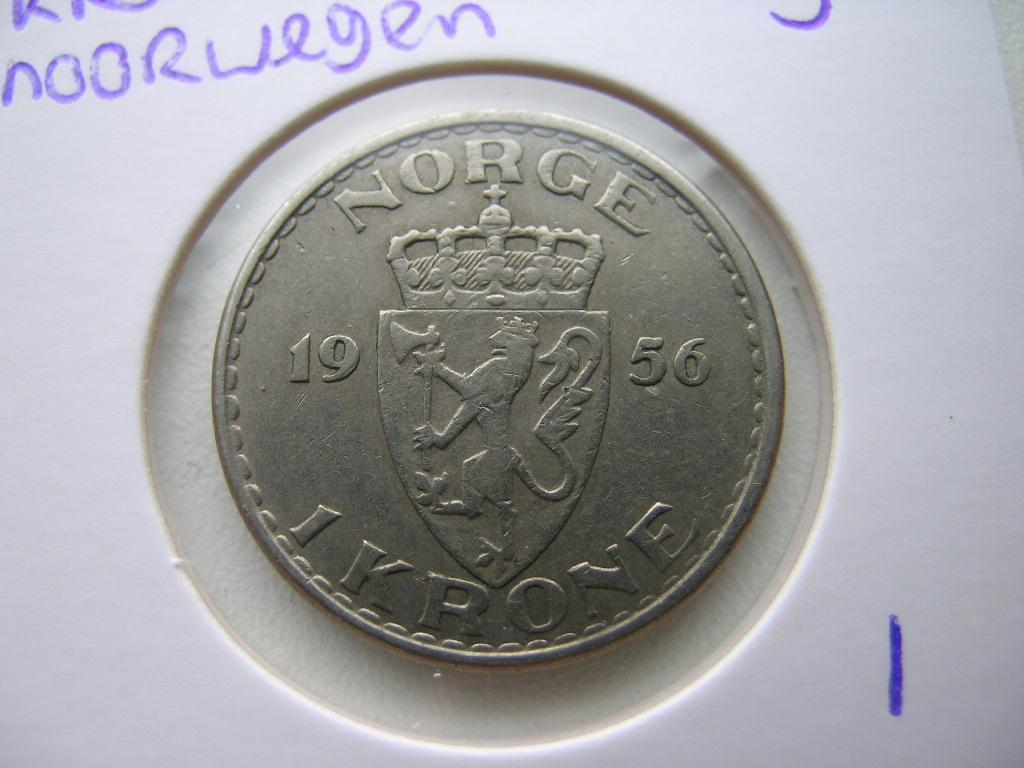 Krone 1956 Noorwegen, Ophalen of Verzenden, Overige landen, Losse munt