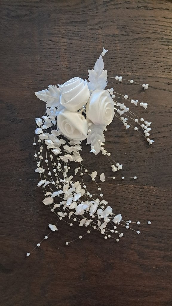 Bruid accessoires voor in het haar, Ophalen of Verzenden, Zo goed als nieuw, Wit, Accessoires