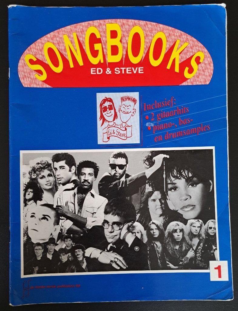 SONGBOOKS - Ed & Steve - gitaar-piano-bas-drum, Gebruikt, Overige genres, Overige soorten, Ophalen of Verzenden