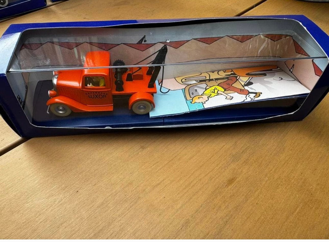 Kuifje auto 1/43 de takelwagen uit crab met gulden scharen, Ophalen of Verzenden, Kuifje, Zo goed als nieuw