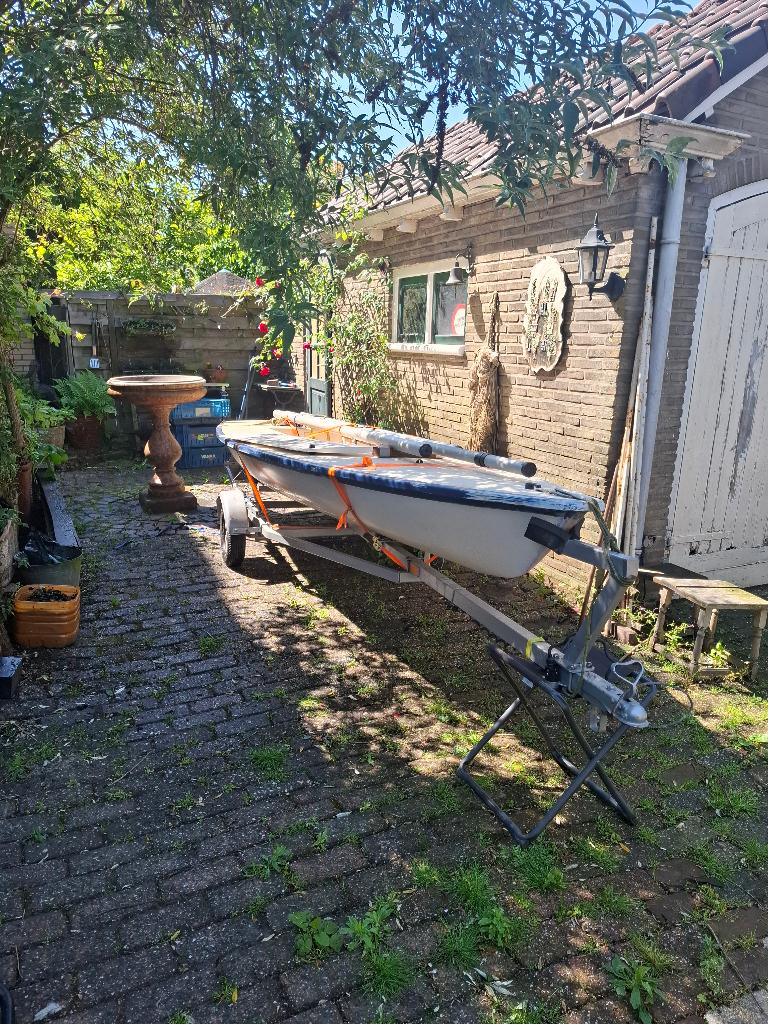 Laser zeilboot incl weg trailer, Ophalen, Laser, Gebruikt, Overige brandstoffen