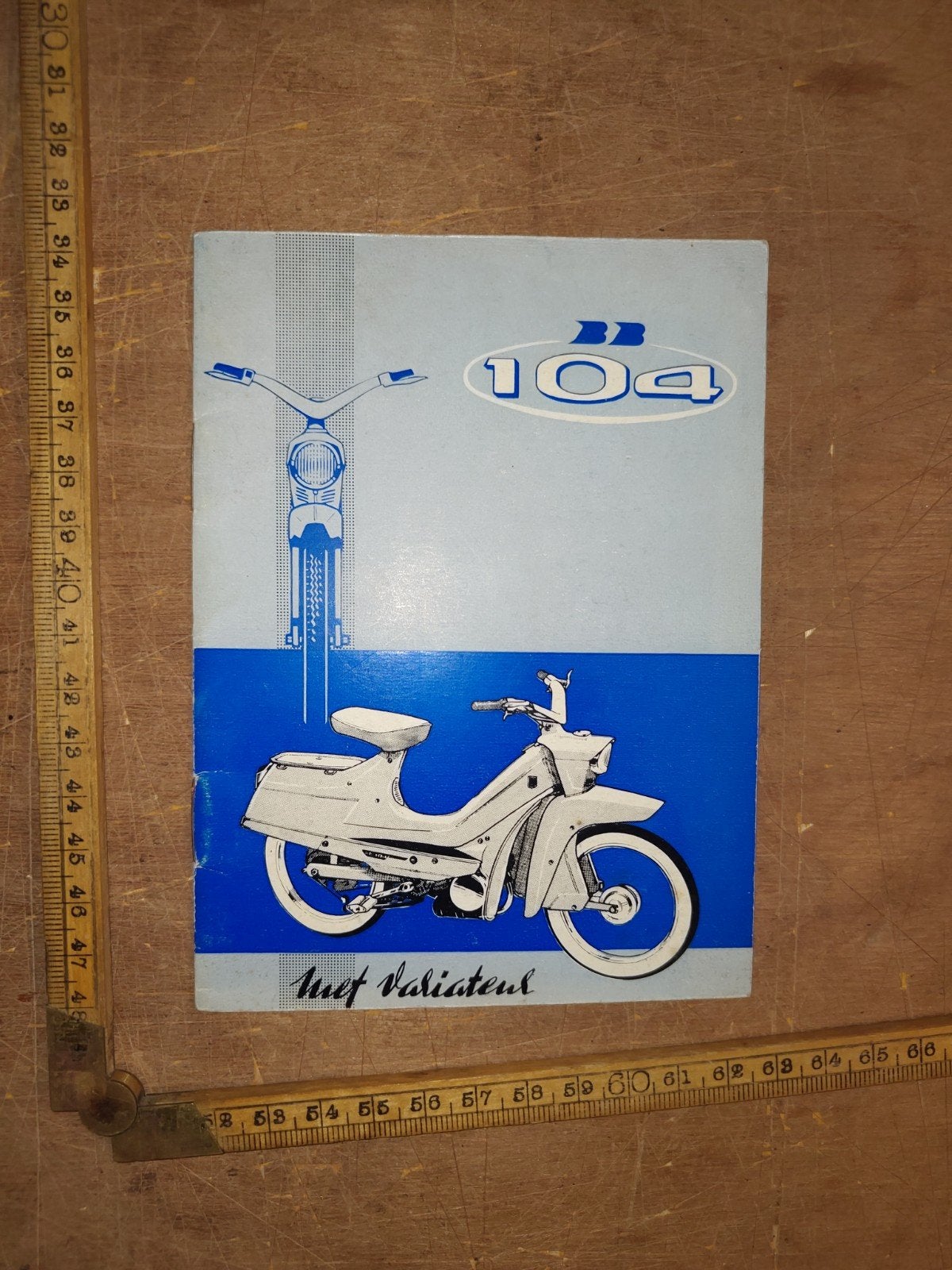 Handleiding Peugeot BB 104   1963, Fietsen en Brommers, Handleidingen en Instructieboekjes, Ophalen of Verzenden, Gebruikt