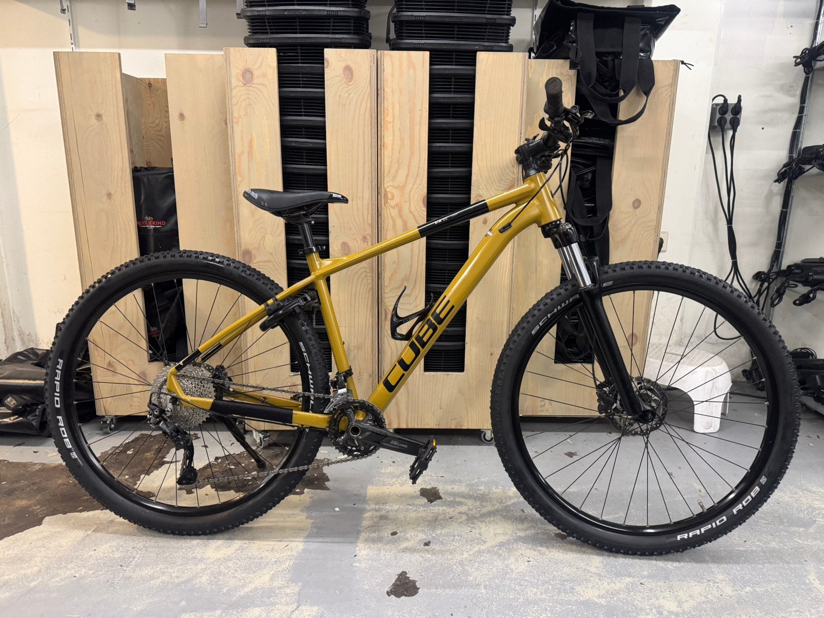 Cube aim ex framemaat L mountainbike., Fietsen en Brommers, Hardtail, Ophalen, Zo goed als nieuw, Schijfrem