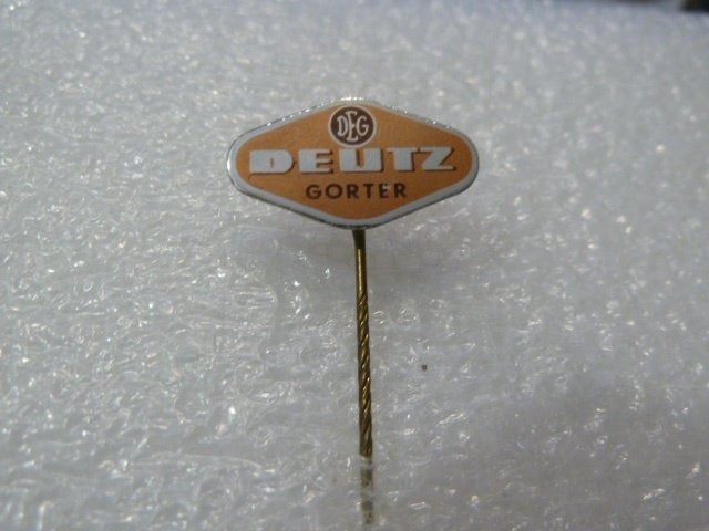 Vintage Deutz Gorter speldje/pin, Ophalen of Verzenden, Gebruikt, Merk, Speldje of Pin