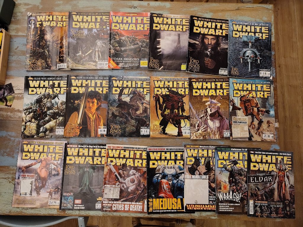 Verzameling White Dwarf, Ophalen of Verzenden, Gebruikt, Warhammer, Boek of Catalogus
