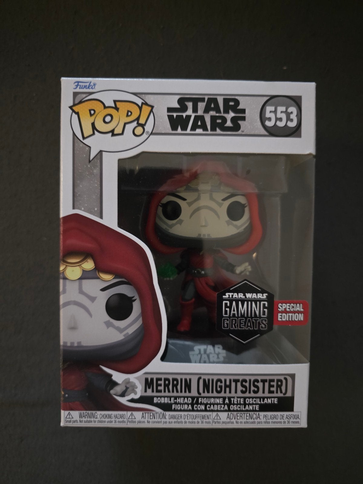 Funko Pop! Star Wars Merrin (Nightsister) #553, Ophalen of Verzenden, Nieuw